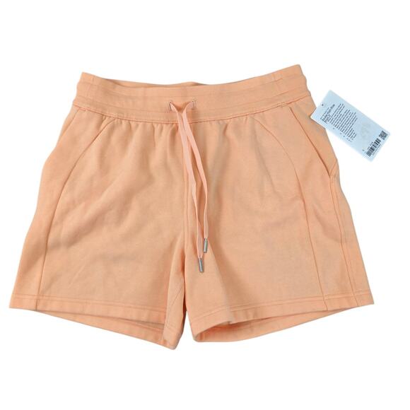 Lululemon Womens Size 10 Scuba High Rise Short 5" PCHB Peach Bellini new - Picture 1 of 5